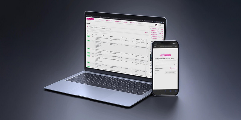 Laptop und Smartphone mit eigener Technologie