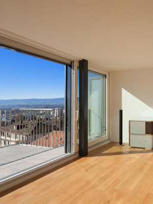 Wohnung mit Ausblick in der Schweiz