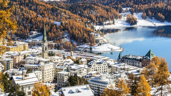Ansammlung von Häusern in St. Moritz
