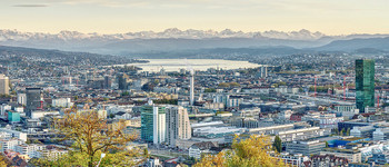 Panorama von Zürich in der Schweiz