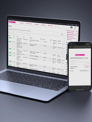 Laptop und Smartphone mit eigener Technologie