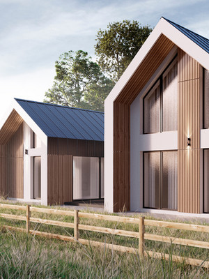 Maisons modernes à la campagne