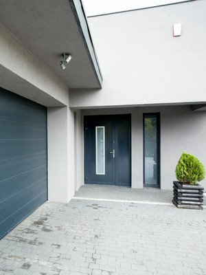 Garage eines Einfamilienhauses