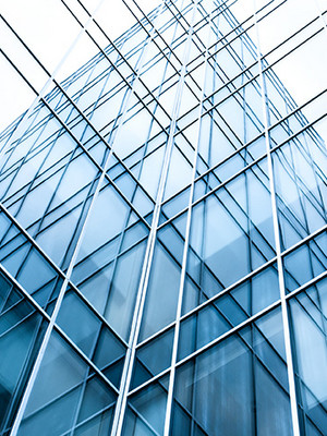 Modernes Glasgebäude