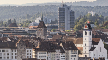 Aufnahme der Stadt Aargau
