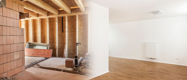 Modellhaus und Dokumente 