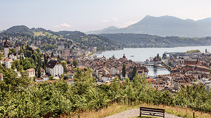 Vue de la ville de Lucerne
